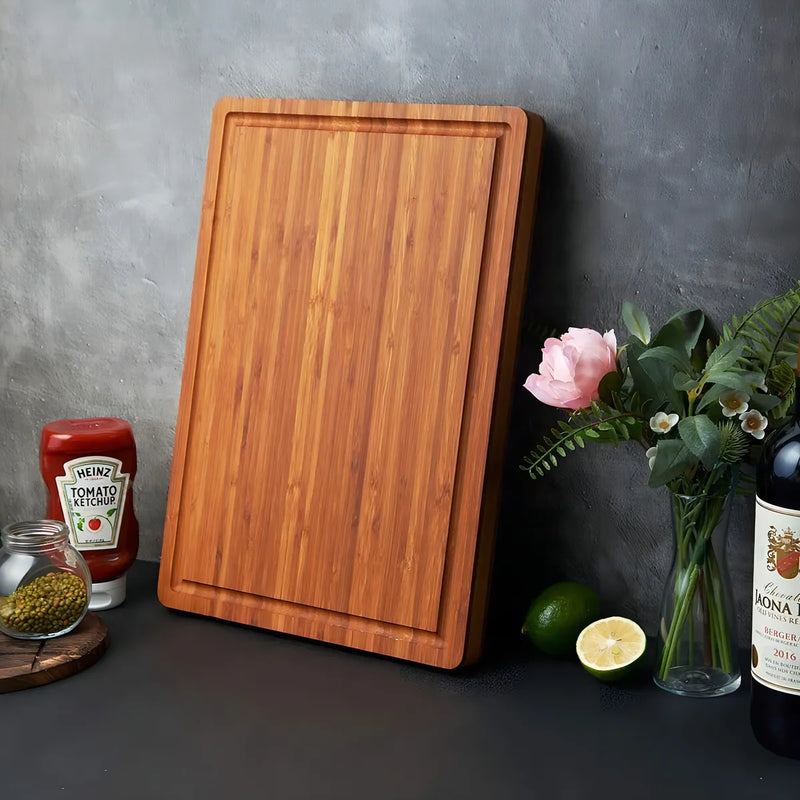 Tabla De Cortar De Madera Grande Para Cocina, 1 Hoja Gruesa