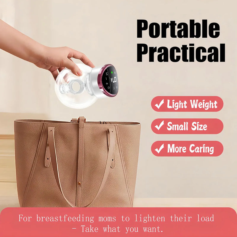 Extractor De Leche Manos Libres Con Pantalla Tactil Intelige
