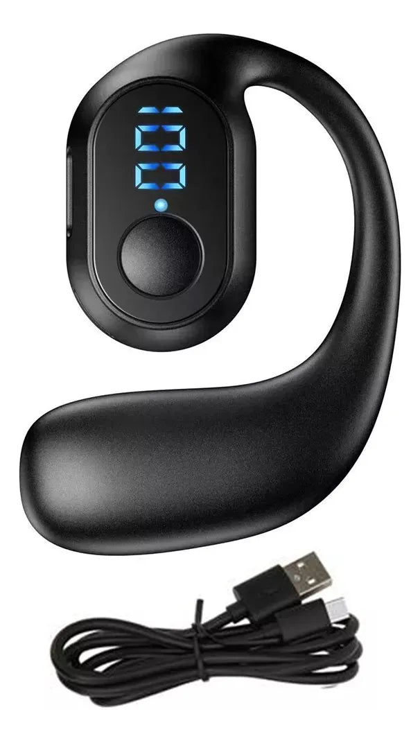 Audífono Monoauricular Oreja Inalámbrico Bluetooth Micrófono