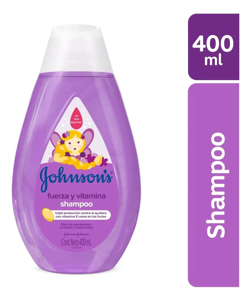 Shampoo Johnsons Baby Fuerza Y Vitamina 400 Ml