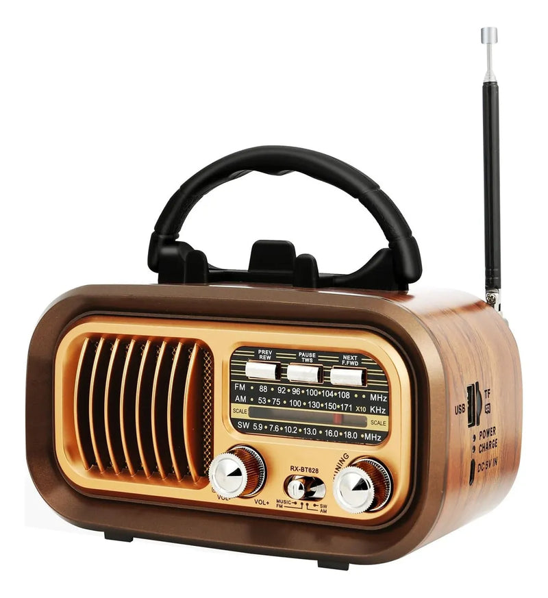 Radio Parlante Inalámbrico Fm Bt Recargable Solar Portatil Diseño 1