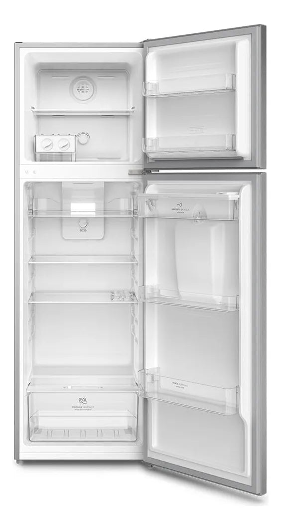 Nevera Electrolux congelador superior no frost 245L inverter gris ERT28F3C4BS