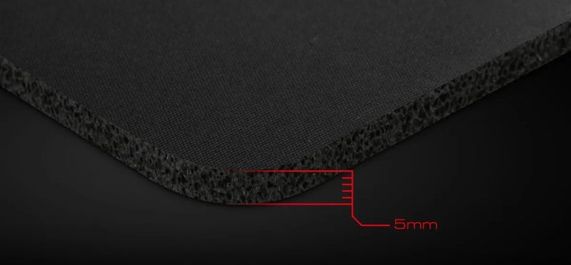 Mouse Pad gamer MSI Agility GD20 de goma 22cm x 32cm x 5mm negro