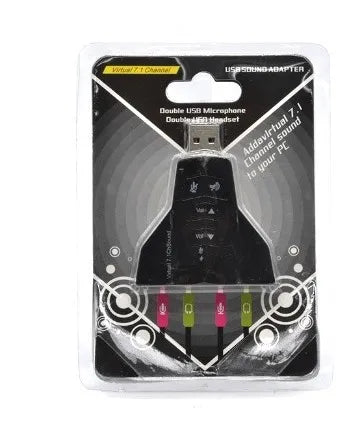 Tarjeta De Sonido Usb 7.1 Canales Plus Conversor Audio