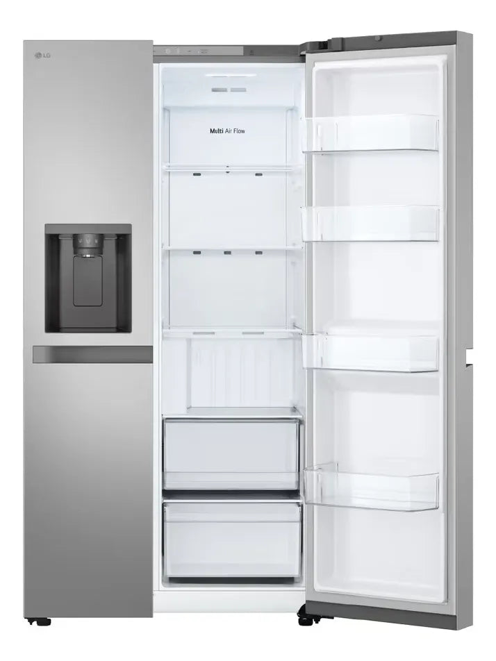 Nevecón Lg Side By Side Capacidad 638 Litros Silver Plateado