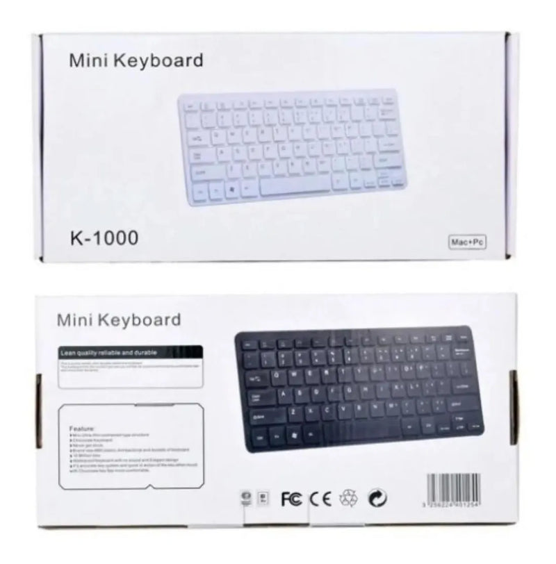 Teclado Alámbrico Aaa-1000 Compatible Con Windows Y Mac Color del teclado Negro