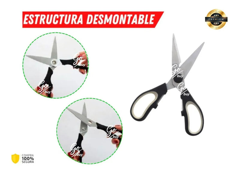 Tijeras De Cocina Ollas Acero Quirúrgico Bases Materas Disponible
