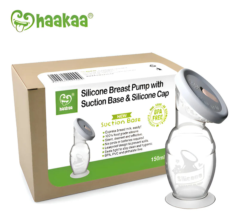 Excelente Extractor De Leche Materna Haakaa 150 Ml Con Tapa