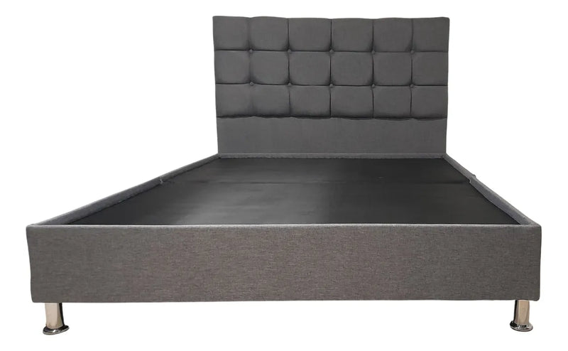 Colchon Doble + Basecama + Espaldar Almohadas Envio Bogota Negro Gris Cafe