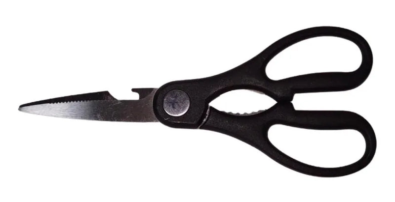 Set 1 Pelador 4 Cuchillos 1 Par Tijeras Cocina Regalo Negro