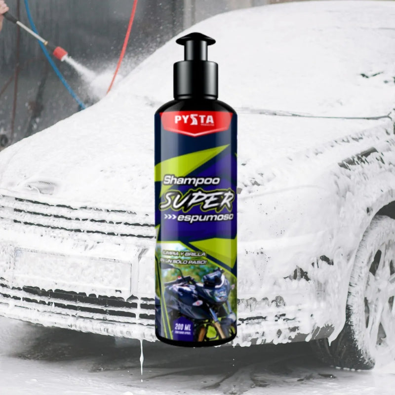 Shampoo Brillador Limpiador Moto Carro Promo