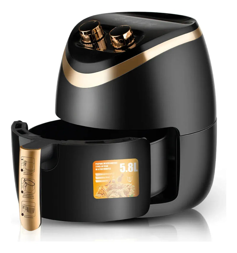 Freidora Air Fryer Multiusos Cocina Freír Hornear Alimentos Diseño