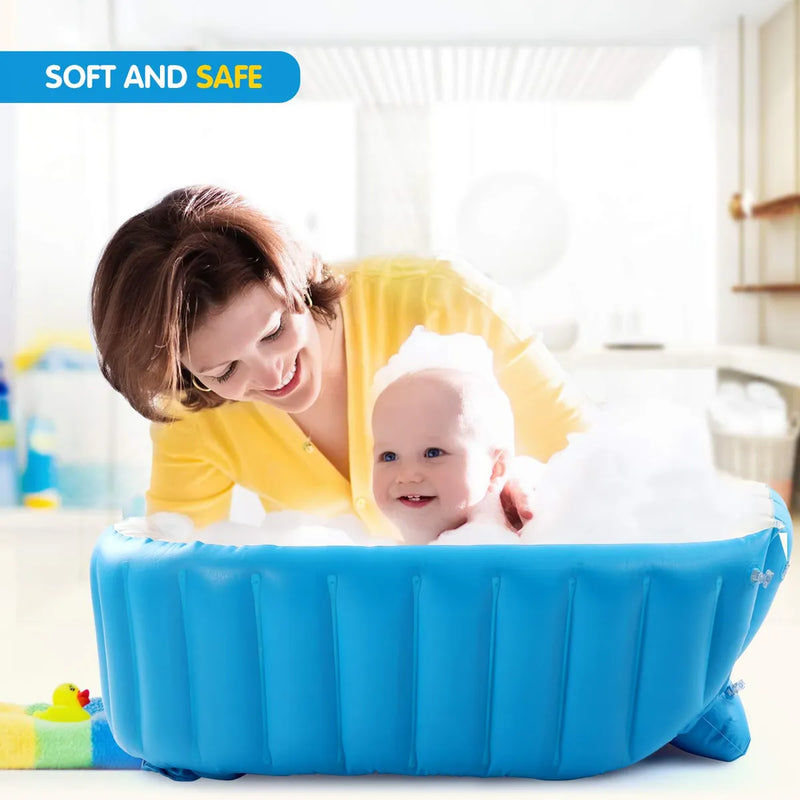 Banera Inflable Para Bebe, Portatil Para Bebe, Banera De Via