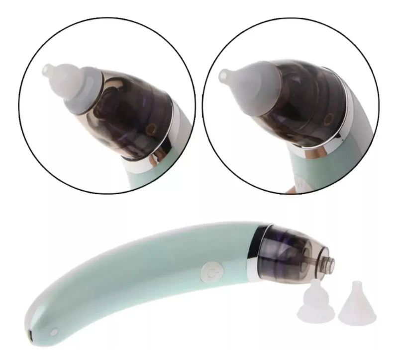 Aspirador Nasal Eléctrico Bebés Y Niños Limpia Mocos Verde Claro -rosa