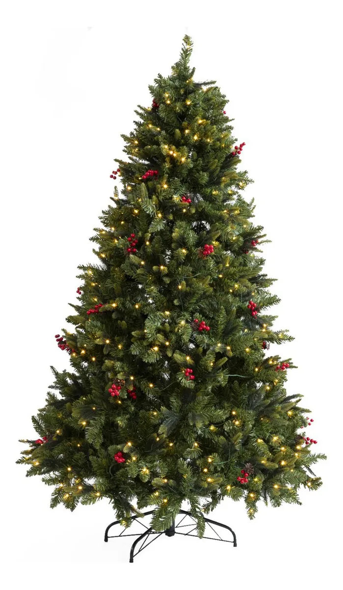 Árbol De Navidad Led 210 Cm 1355 Ramas Dear Santa