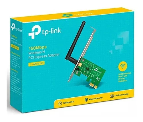 Tarjeta De Red Pci-e Wifi Tp-link 1 Antena Wn781nd