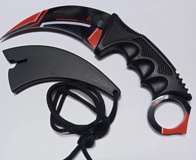 Cuchillo Karambit Atomic A22-3d Con Estuche Negro