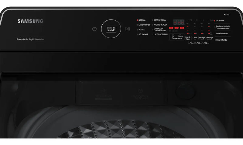 Lavadora Samsung Wa13cg5441bd/co Ecobubble 13 Kg Gris