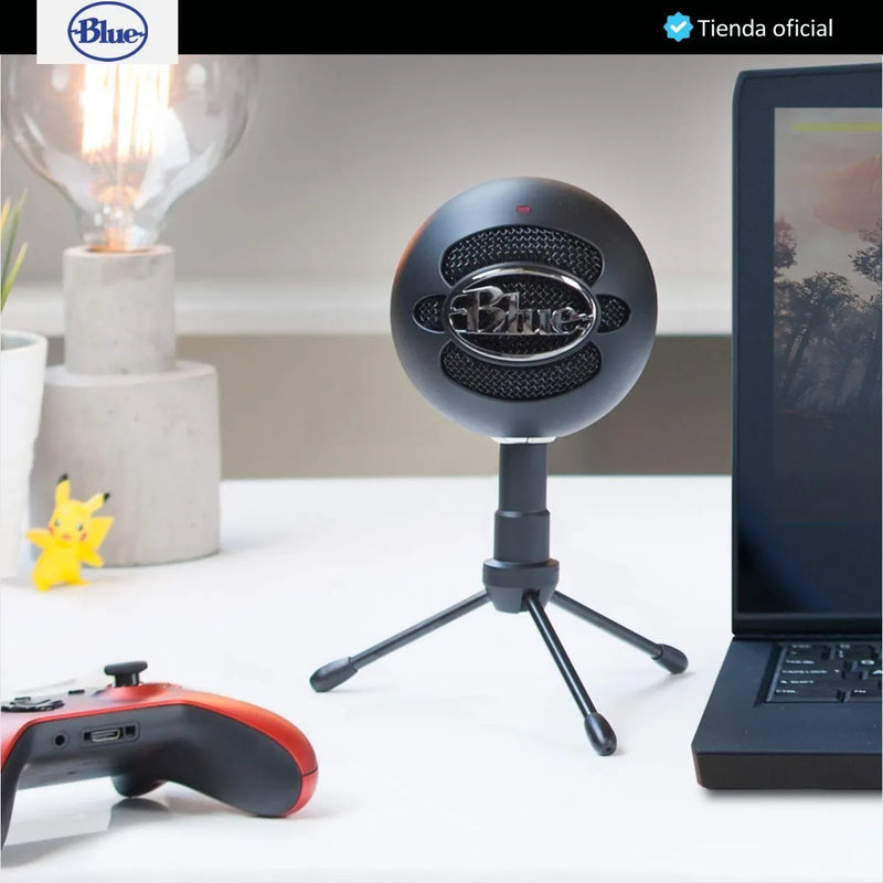 Blue Snowball Ice, Micrófono Usb Para Streaming / Grabación Gloss Black