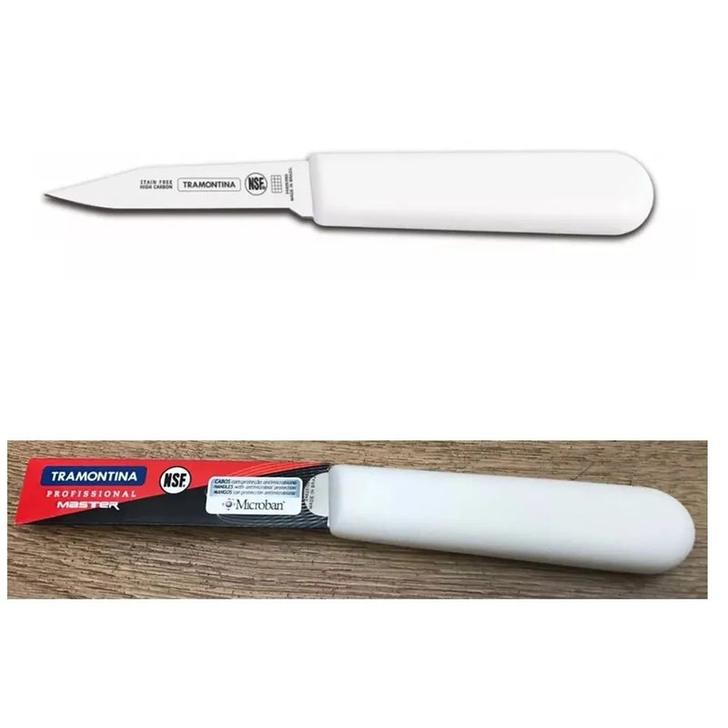 Kit 3 Cuchillos Tramontina Chef Master Profesional 6-10-3 Blanco