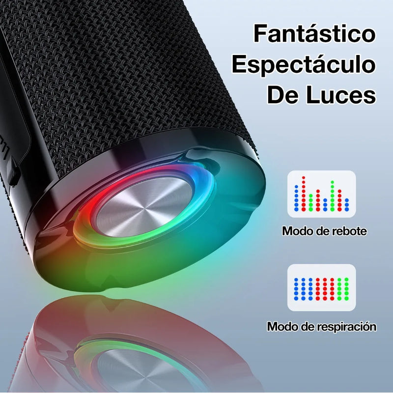 Bocina Bluetooth Portátil, 1hora Boc060 Bluetooth 5.1 Negro
