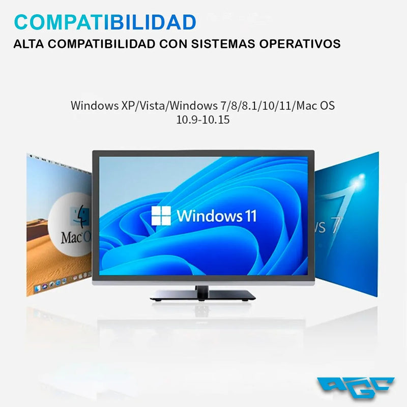 Adaptador Usb Wifi Doble Banda Antena Tarjeta Red 2.4g 5g
