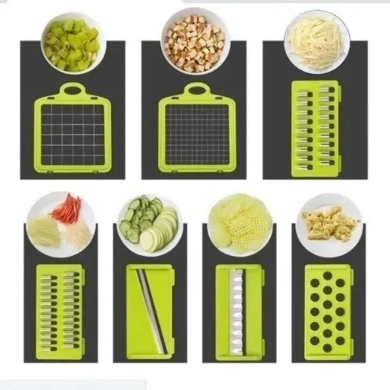 Mandolina Cortador De Verduras Triturador Vegetales 15 En 1