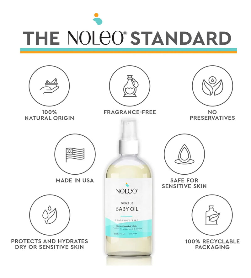 Noleo Gentle Baby Oil - Aceite Calmante Para Bebés Recién.