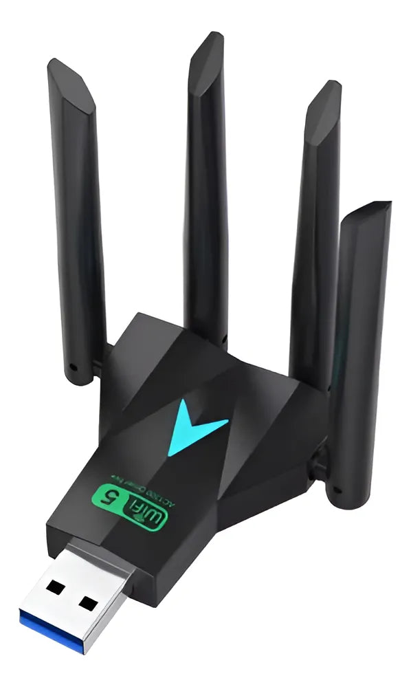 Adaptador Usb Wifi De 4 Antenas Para Pc / Ordenador