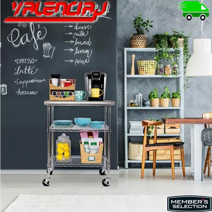 Mesa Cocina Acero Inoxidable 76x51x91 Cms Liso Cromado