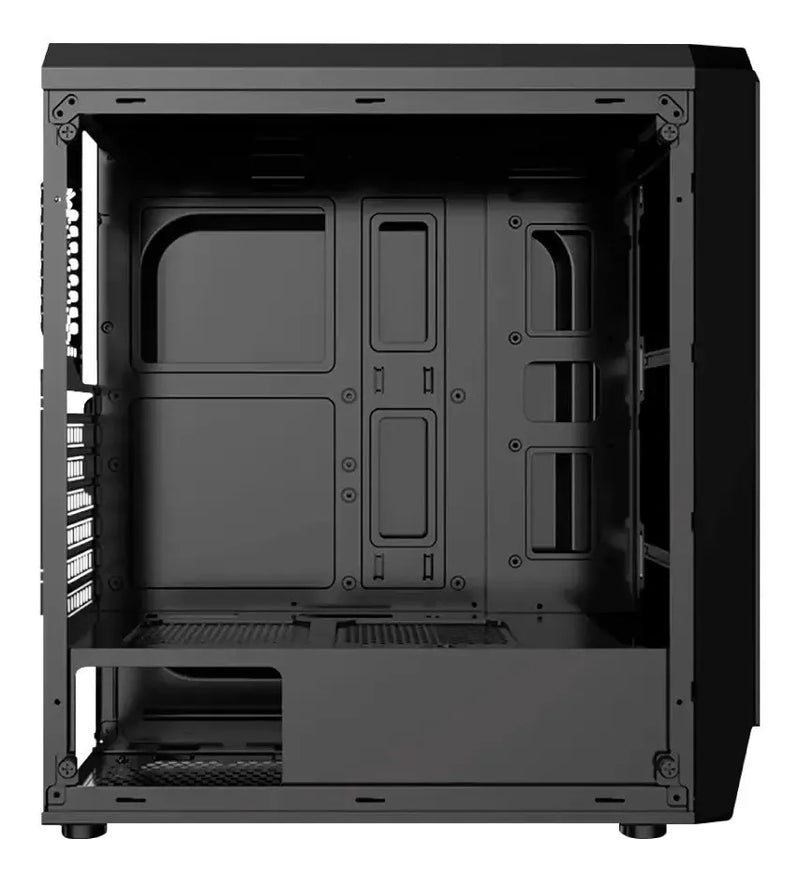 Caja Darkflash Water Square 5 Atx Vidrio Frontal Mid Tower Negro