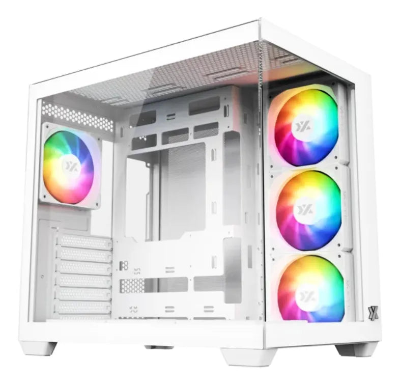 Chasis Xyz Tesseract X 7. Fan Argb Blanca Blanco
