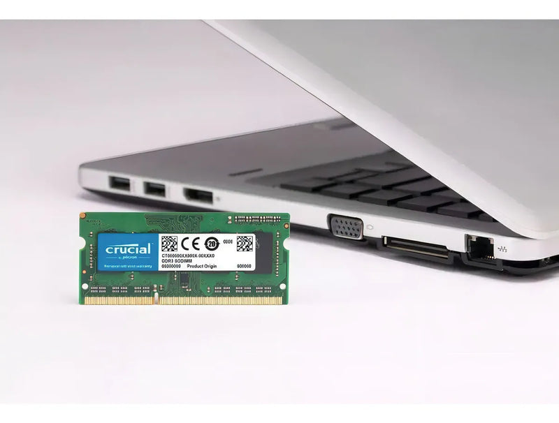 Memoria RAM Crucial Cl9 DDR3 de 8 GB a 1333 MHz para portátil o Mac