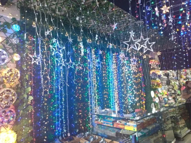 Luces Led Lineal 500 Calida 40m Instalacion Navidad Navideña Amarillo