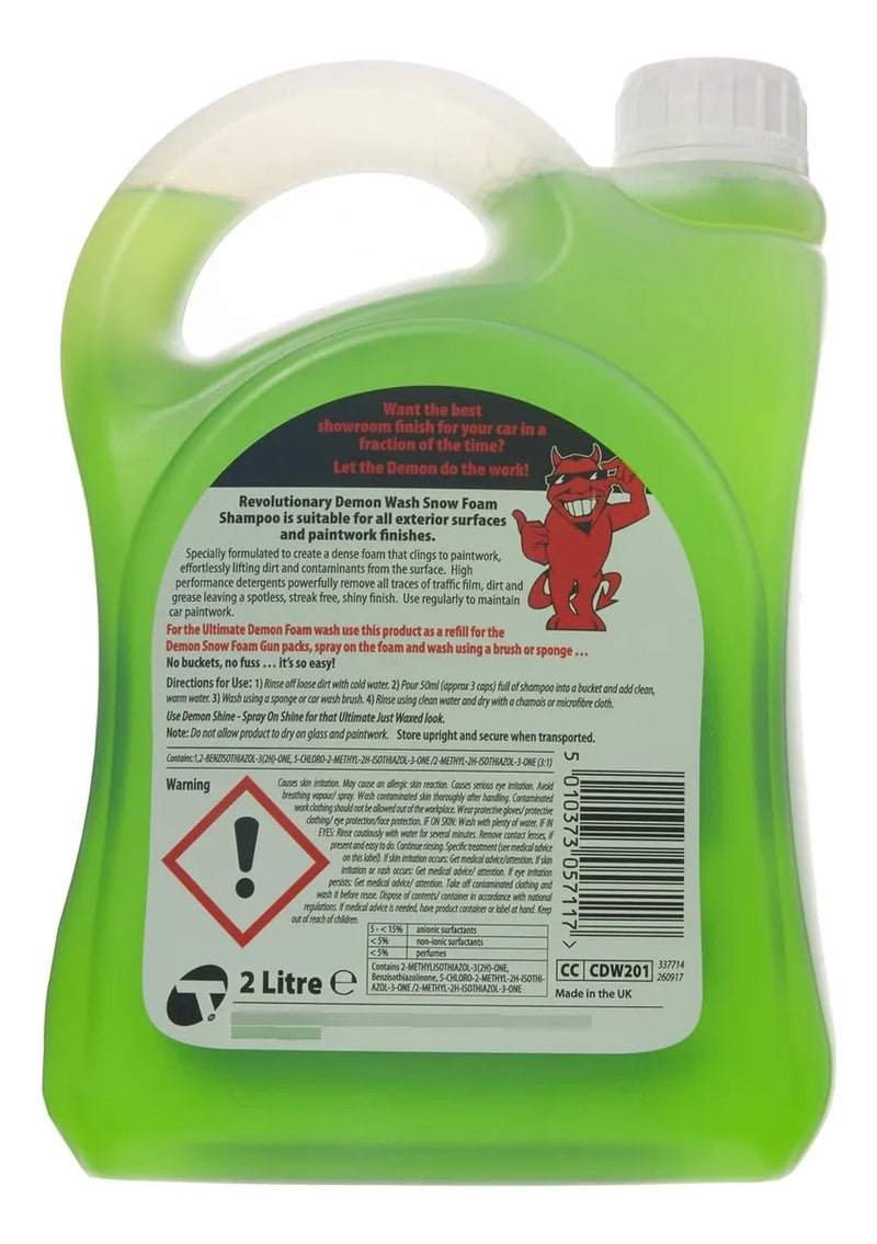 Demon Snow Foam Shampoo: Acabado Brillante Y Rápido