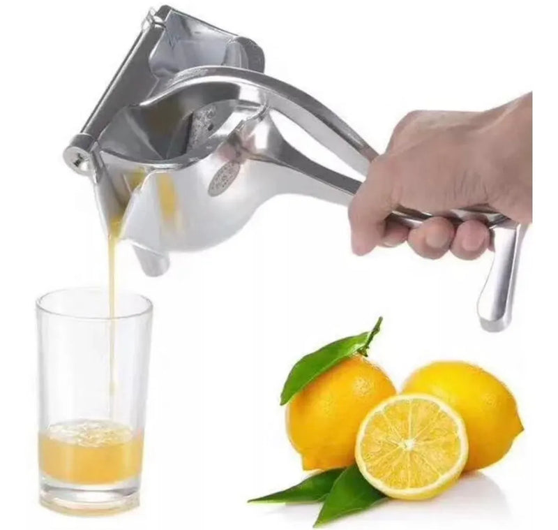 Exprimidor Extractor De Frutas Manual En Aluminio Naranja