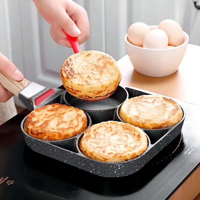 Sartén Antiadherente Sartén Para Huevos Sartén Para Panquequ Color 4 hole