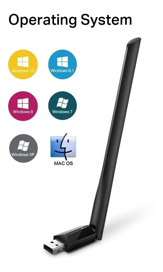 Tp-link, Tarjeta Usb Wifi Banda Dual Ac600, Archer T2u Plus