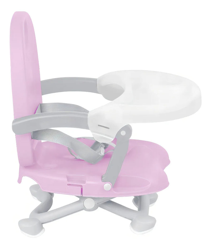 Silla elevadora de alimentación Peanuts de 6 a 15 kg, color rosa Bb108