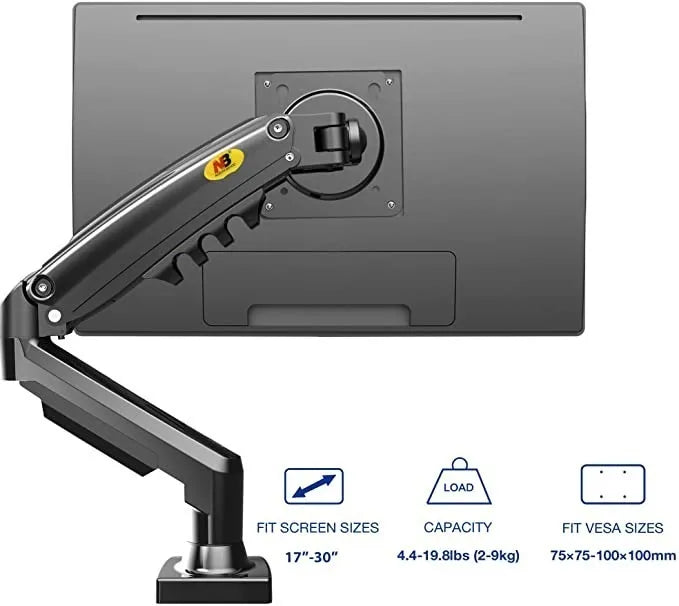 Soporte North Bayou Nb F80 Gamer Negro