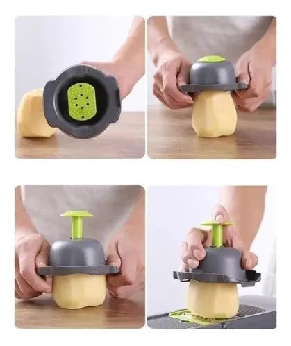 Procesador Picador Cortador Rallador Vegetal Fruta Alimentos Picador Con Recipiente 15 En 1