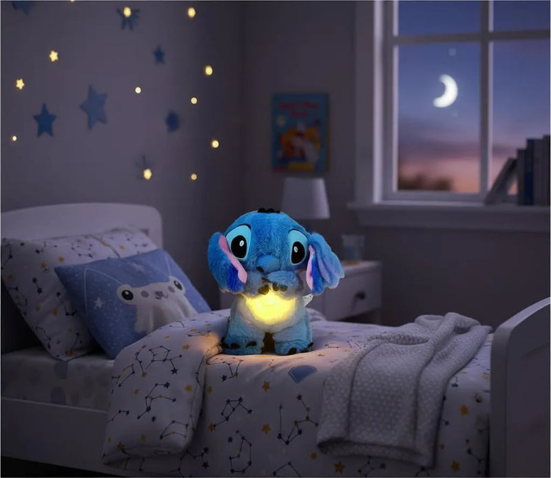 Peluche Respira Ansiedad Bebe Regalo Luz Y Sonido Recargable Azul