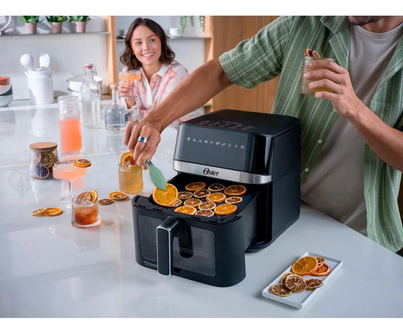 Freidora De Aire Digital Oster 6ltr Diamondforce Air Fryer Negro