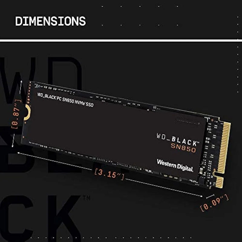 Unidad De Estado Sólido Ssd Interna Para Juegos Wd_black 1tb