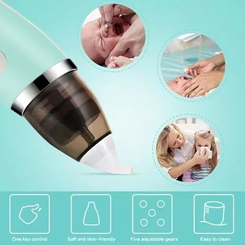 Aspirador Nasal Para Bebés Limpiador Eléctrico De Nariz Disponibilidad