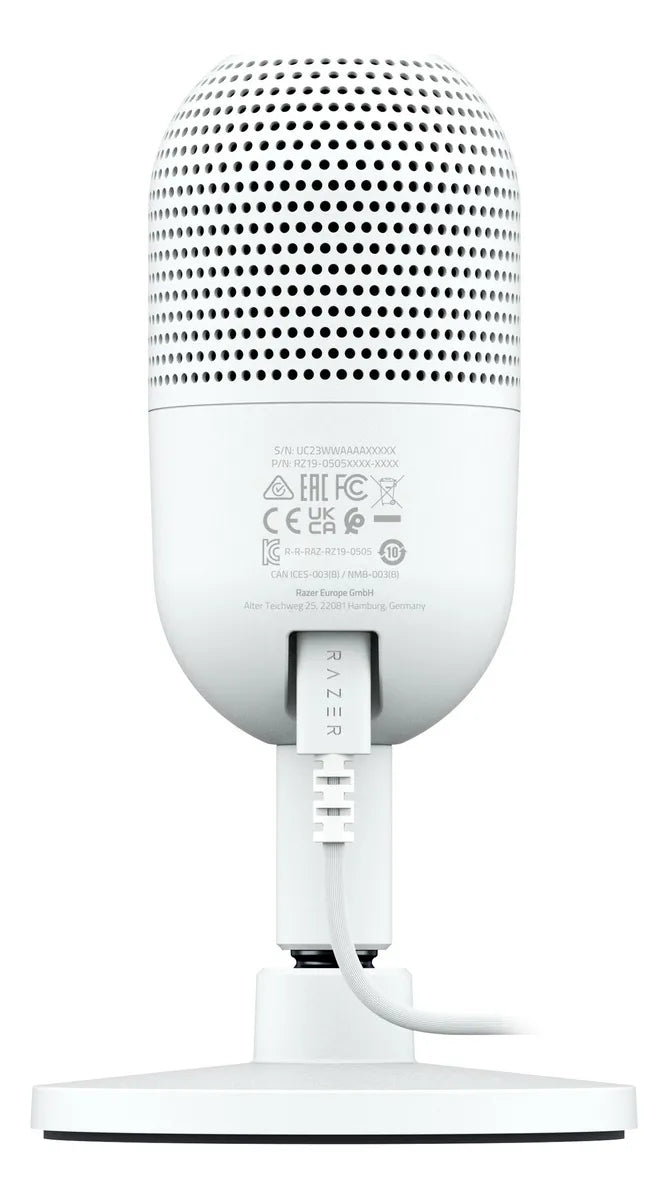 Micrófono Razer Seiren V3 Mini Ultra Compacto Usb Color Blanco