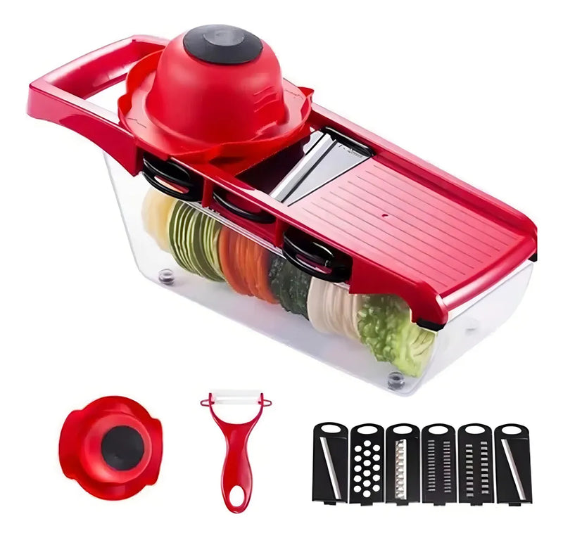 Cortador de frutas y verduras 10 en 1 con múltiples cuchillas Mandoline