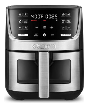 Olla Freidora De Aire Digital Gourmia 6.6 Lts Airfryer Negro