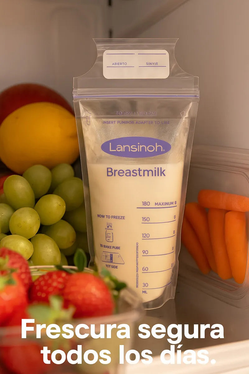 Bolsas Pre-esterilizada Leche Materna Lasinoh 180 Ml X 100un