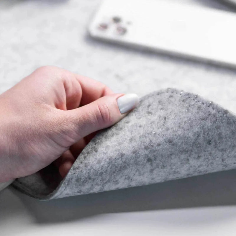 Desk Pad, Pad Mouse, Alfombrilla Carpio, Medium (30x90 Cm) Color Gris claro
